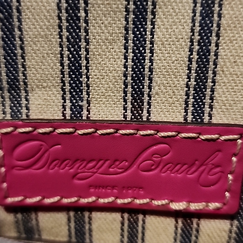 Dooney & Bourke Fuchsia Leather Shoulder Bag - Picture 8 of 17